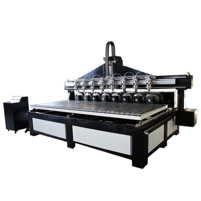 8 head 8 rotary axis woodworking cnc router machine for non-metal