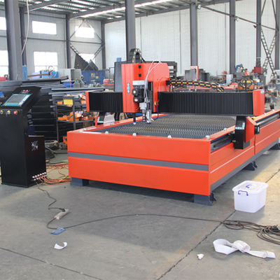 Table Type CNC Plasma Cutting Machine For Metal Sheet With Drill Head