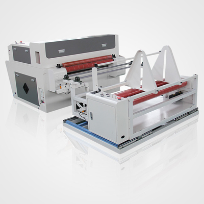 CNC CO2 Laser Cutting Machine For Fabric Cloth Label Auto Feeding