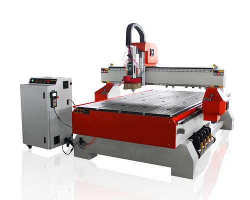 2.2kw-5.5kw 3D CNC Wood Cutting Machine Water Cooling Air Cooling