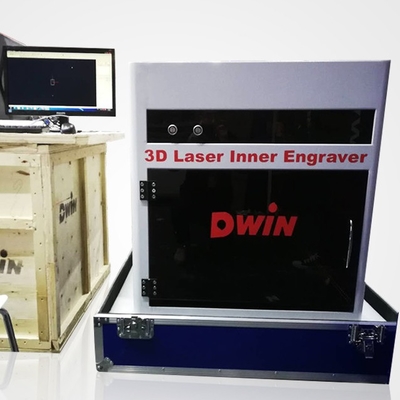 2D 3D Crystal Engraving Machine , CE 3D Photo Crystal Laser Engraving Machine